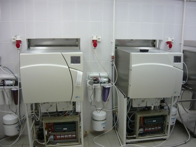 vacuum autoclave, double door autoclave